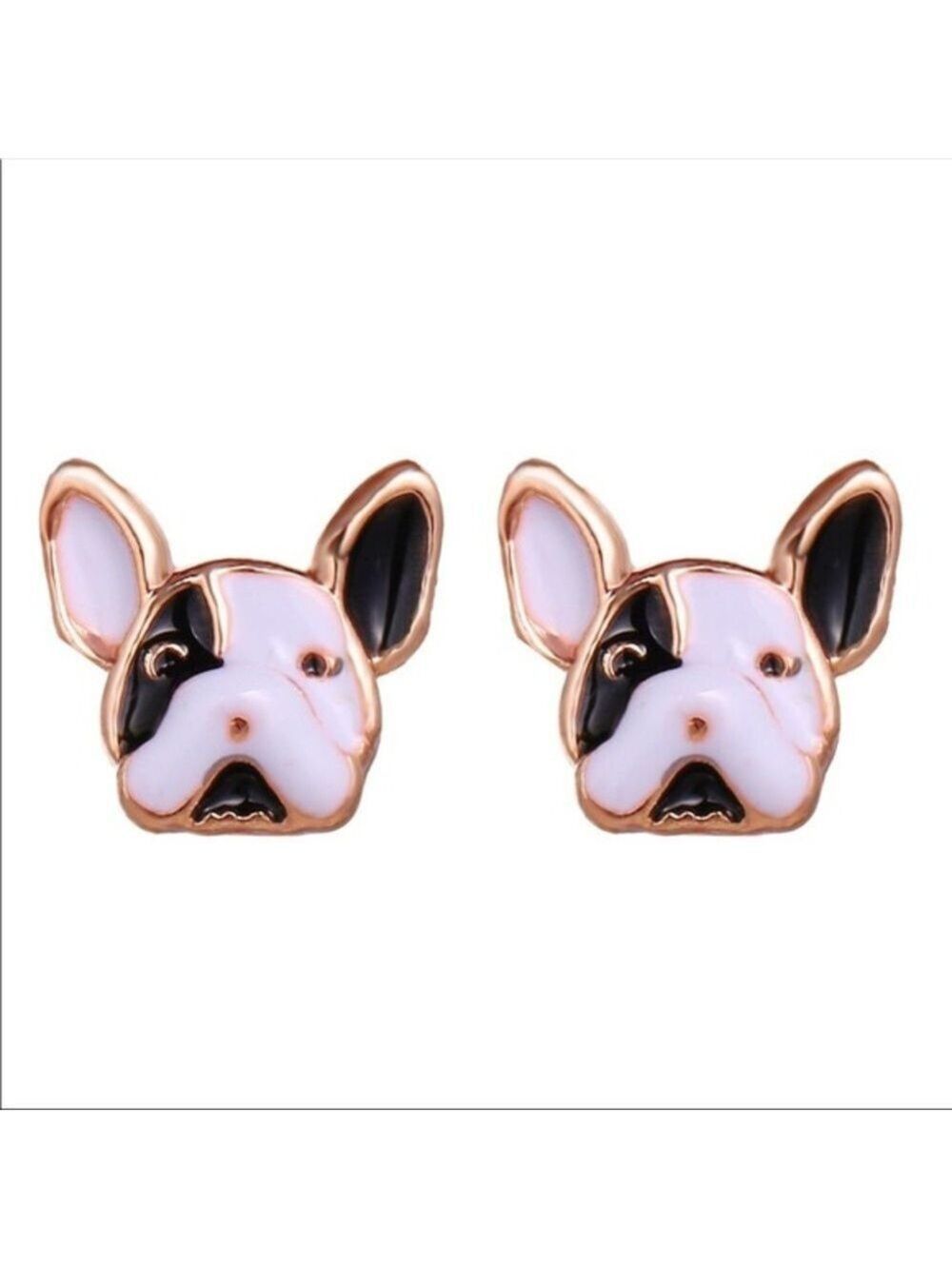 Betsey Dog cute enamel boutique earrings NEW